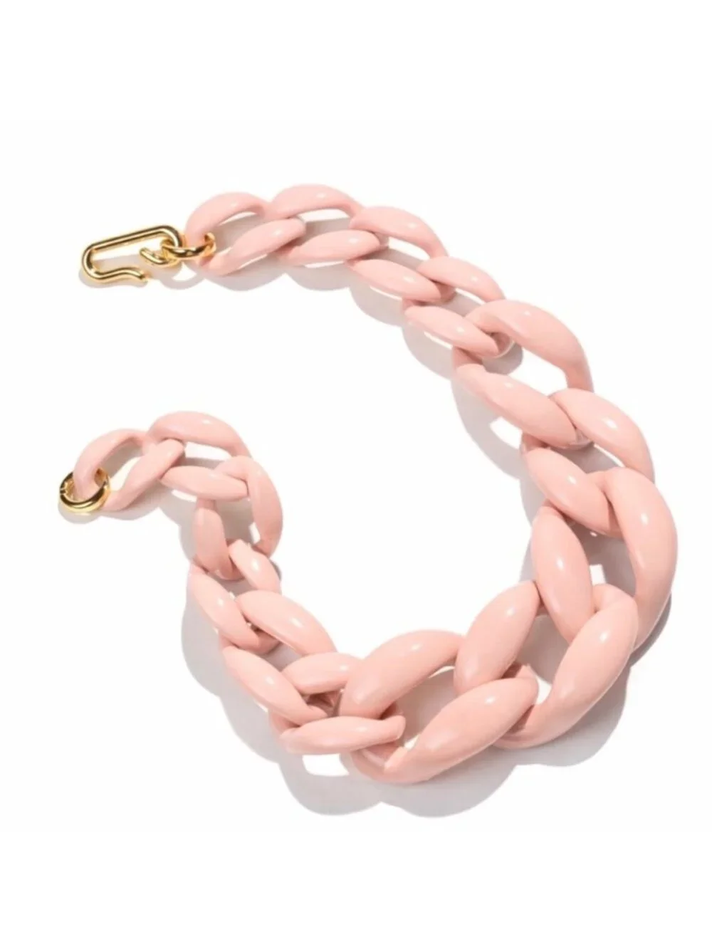 New! Blush Chunky Chain Link Necklace NWOT (1072)